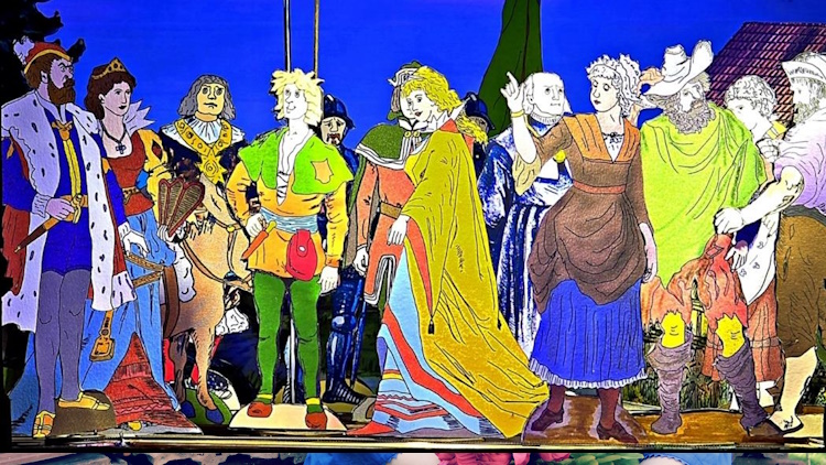 Papiertheater Dramonie: Rotkäppchen und Herr Wolf